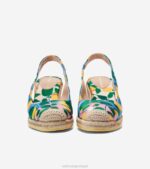 azul-limão azul calçados 8Z8F32 mulheres Cole Haan espadrille cloudfeel slingback cunha - Image 3