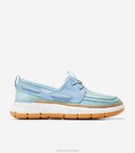 azul oxford calçados 8Z8F15 mulheres Cole Haan 4. sapato de barco de regata zerogrand
