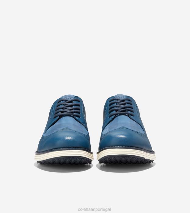 blazer azul marinho alferes marfim calçados 8Z8F406 homens Cole Haan sapato de golfe original grande - Image 2