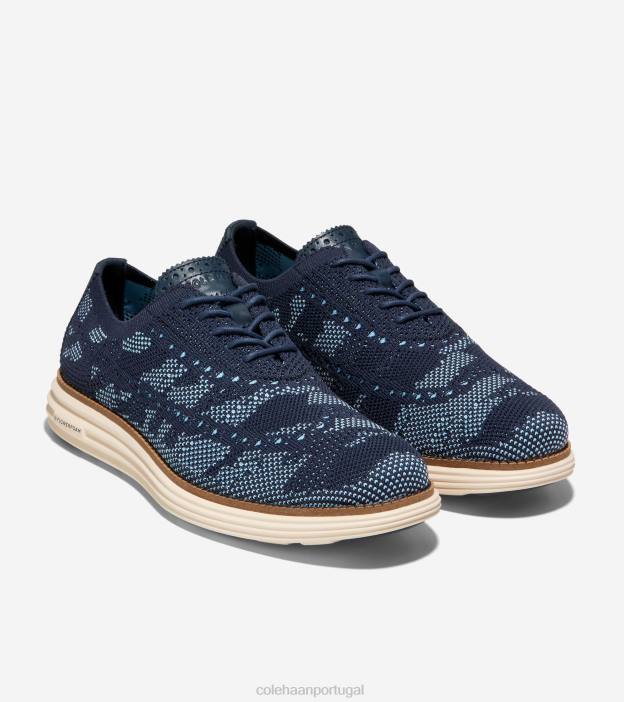 blazer azul marinho camuflado em Stitchlite calçados 8Z8F445 homens Cole Haan Originalgrand remasterizado wingtip oxford - Image 5