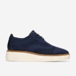 blazer marinho marfim costurado calçados 8Z8F214 mulheres Cole Haan originalgrand platform wingtip oxford