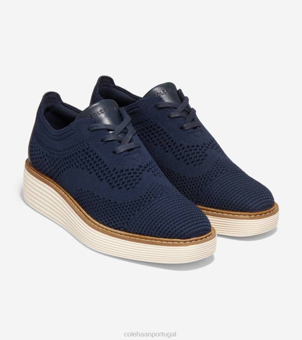 blazer marinho marfim costurado calçados 8Z8F214 mulheres Cole Haan originalgrand platform wingtip oxford - Image 5