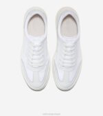 branco calçados 8Z8F351 homens Cole Haan Tênis bico fino grandpro rally - Image 4