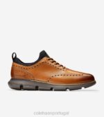 british tan-java calçados 8Z8F371 homens Cole Haan 4.zerogrand wingtip oxford