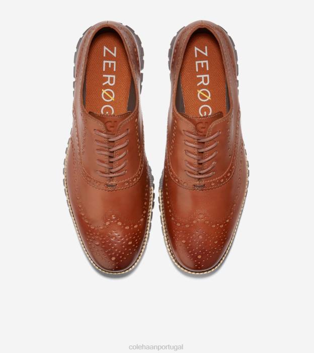 british tan-java calçados 8Z8F397 homens Cole Haan zerogrand ponta de asa oxford - Image 4
