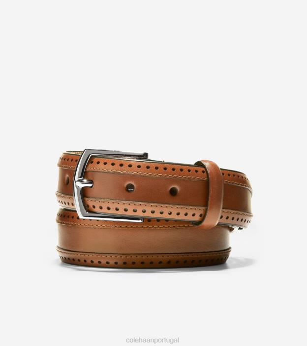bronzeado_britanico_acessorios_8z8f567_homens_cole_haan_cinto_perfurado_dawson_32mm.jpg bronzeado britânico acessórios 8Z8F567 homens Cole Haan cinto perfurado dawson 32mm - Image 1