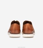 bronzeado britânico calçados 8Z8F395 homens Cole Haan zerogrand ponta de asa oxford - Image 3
