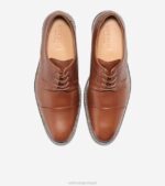 bronzeado britânico calçados 8Z8F398 homens Cole Haan warren cap toe oxford - Image 2