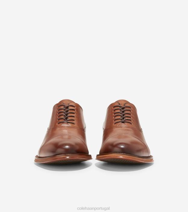 bronzeado britânico calçados 8Z8F401 homens Cole Haan clássicos modernos cap toe oxford - Image 2