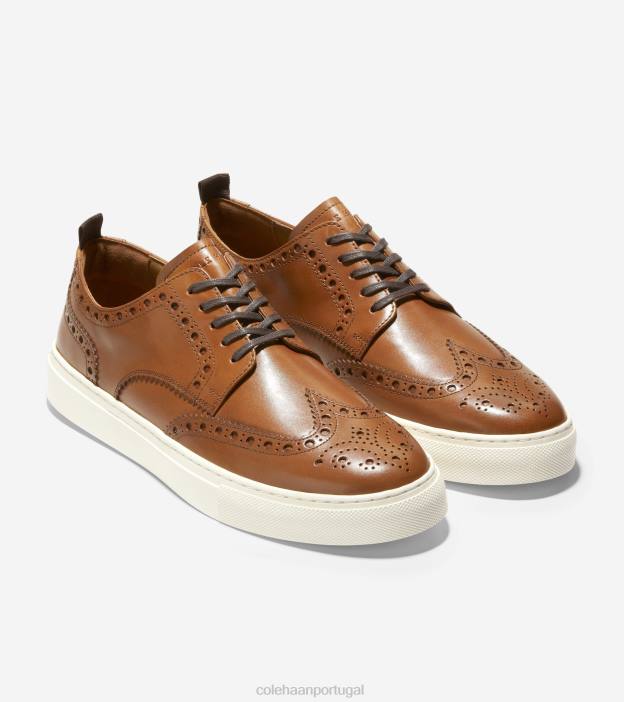 bronzeado britânico calçados 8Z8F424 homens Cole Haan tênis winslow ponta de asa - Image 5