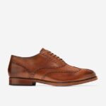 bronzeado britânico calçados 8Z8F431 homens Cole Haan clássicos modernos wingtip oxford