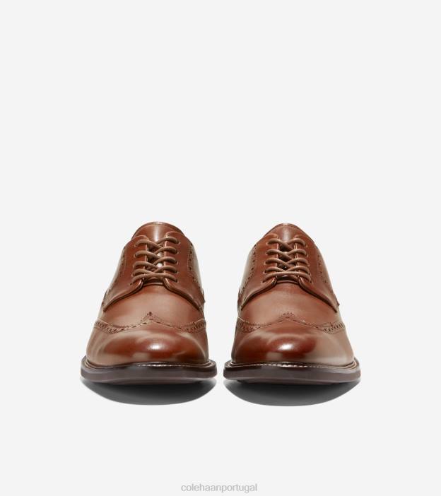 bronzeado britânico calçados 8Z8F463 homens Cole Haan Warren ponta de asa oxford - Image 2