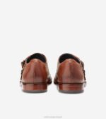 bronzeado britânico calçados 8Z8F474 homens Cole Haan Harrison Monkstrap - Image 3