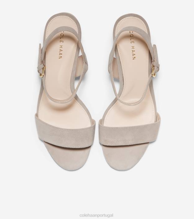 camurça argamassa calçados 8Z8F77 mulheres Cole Haan sandália salto bloco josie - Image 2