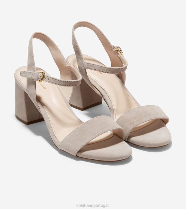 camurça argamassa calçados 8Z8F77 mulheres Cole Haan sandália salto bloco josie - Image 3