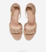 camurça de uísque calçados 8Z8F180 mulheres Cole Haan sandália trançada adela - Image 5