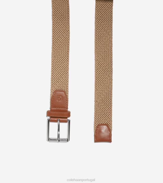 caqui acessórios 8Z8F569 homens Cole Haan Cinto de cordão elástico tubular de 35 mm - Image 2