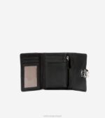 caramelo preto acessórios 8Z8F498 mulheres Cole Haan carteira com três dobras Bryant - Image 3