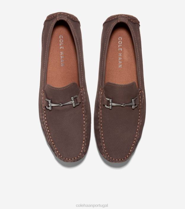 chiclete de chocolate amargo calçados 8Z8F357 homens Cole Haan motorista bit wyatt - Image 4