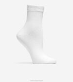 cinza acessórios 8Z8F526 mulheres Cole Haan 2 pares de meias curtas listradas - Image 3