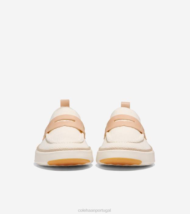 costura bege marfim-cevada calçados 8Z8F318 homens Cole Haan mocassim penny topspin grandpro - Image 2