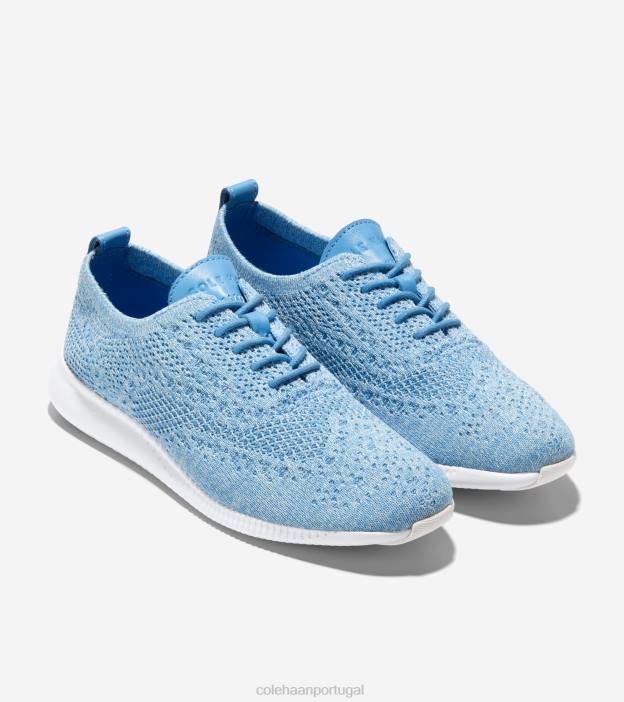 costura branca azul-óptica azul calçados 8Z8F45 mulheres Cole Haan 2.zerogrand oxford - Image 5