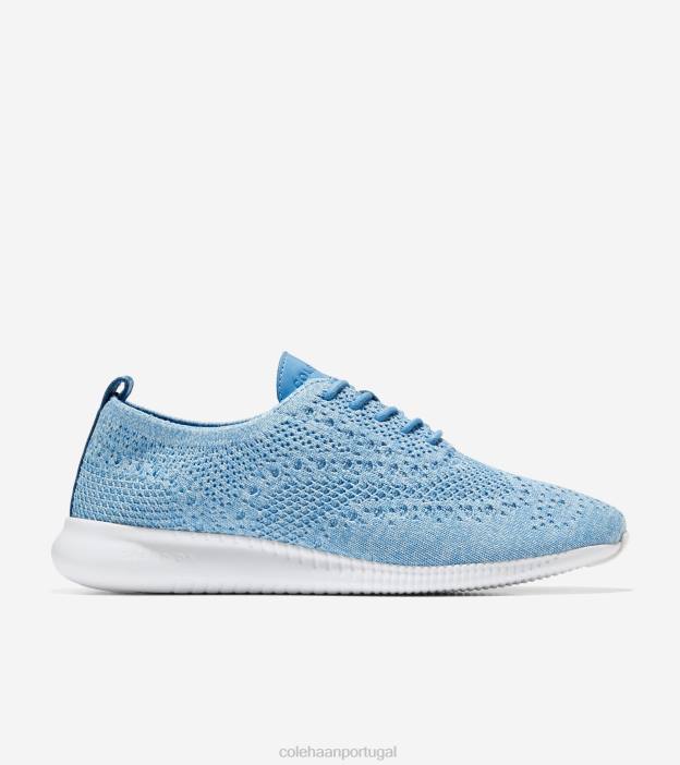 costura branca azul-óptica azul calçados 8Z8F45 mulheres Cole Haan 2.zerogrand oxford - Image 1