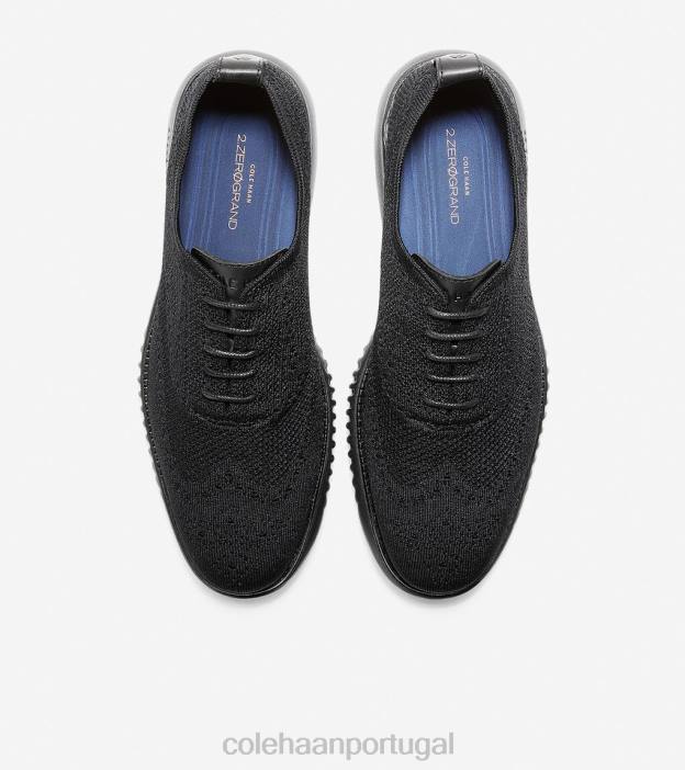 costura preta calçados 8Z8F276 homens Cole Haan 2.zerogrand wingtip oxford - Image 4