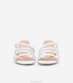 couro branco calçados 8Z8F141 mulheres Cole Haan sandália adela - Image 2