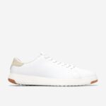 couro branco óptico calçados 8Z8F147 mulheres Cole Haan tênis grandpro