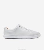 couro branco óptico calçados 8Z8F89 mulheres Cole Haan grande tênis crosscourt