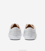 couro branco óptico calçados 8Z8F89 mulheres Cole Haan grande tênis crosscourt - Image 4