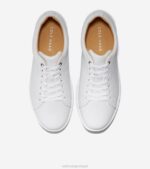 couro branco óptico calçados 8Z8F89 mulheres Cole Haan grande tênis crosscourt - Image 5