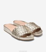 couro dourado macio calçados 8Z8F48 mulheres Cole Haan sandália mojave - Image 5