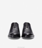 couro preto calçados 8Z8F419 homens Cole Haan Washington Grand Laser Wingtip Oxford - Image 3