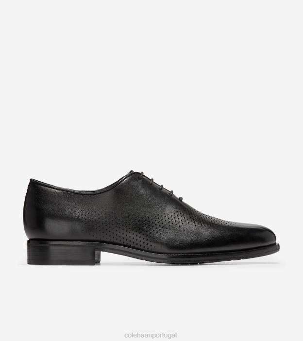 couro preto calçados 8Z8F419 homens Cole Haan Washington Grand Laser Wingtip Oxford - Image 1