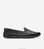 couro preto calçados 8Z8F67 mulheres Cole Haan motorista de evelyn