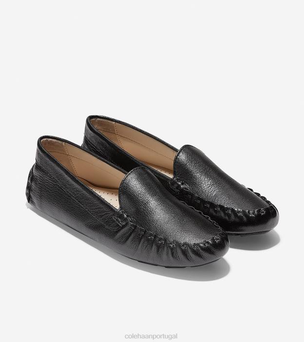 couro preto calçados 8Z8F67 mulheres Cole Haan motorista de evelyn - Image 3