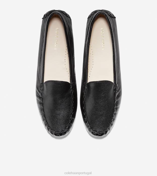 couro preto calçados 8Z8F67 mulheres Cole Haan motorista de evelyn - Image 4