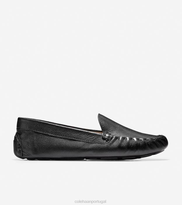 couro_preto_calcados_8z8f67_mulheres_cole_haan_motorista_de_evelyn.jpg couro preto calçados 8Z8F67 mulheres Cole Haan motorista de evelyn - Image 1