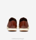couro woodbury marfim calçados 8Z8F154 mulheres Cole Haan zerogrand ponta de asa oxford - Image 3