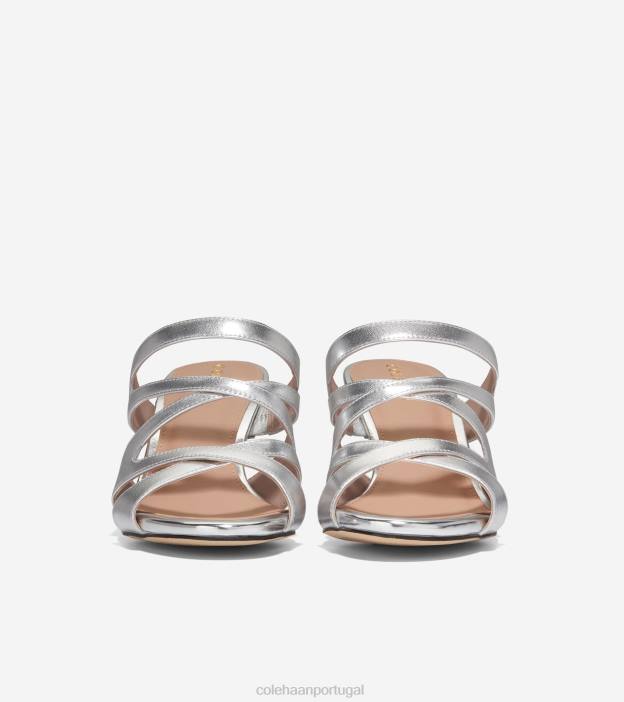 espeto de prata calçados 8Z8F113 mulheres Cole Haan sandália alyse 65mm - Image 2
