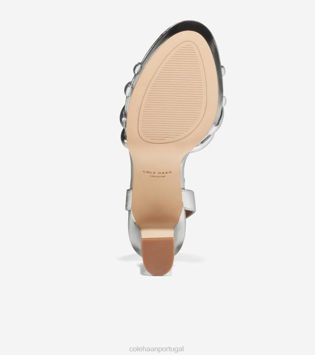 espeto de prata calçados 8Z8F158 mulheres Cole Haan sandália plataforma grove - Image 6