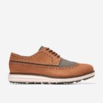 folha de chá de pecan trufa bronzeada calçados 8Z8F410 homens Cole Haan sapato de golfe original grande