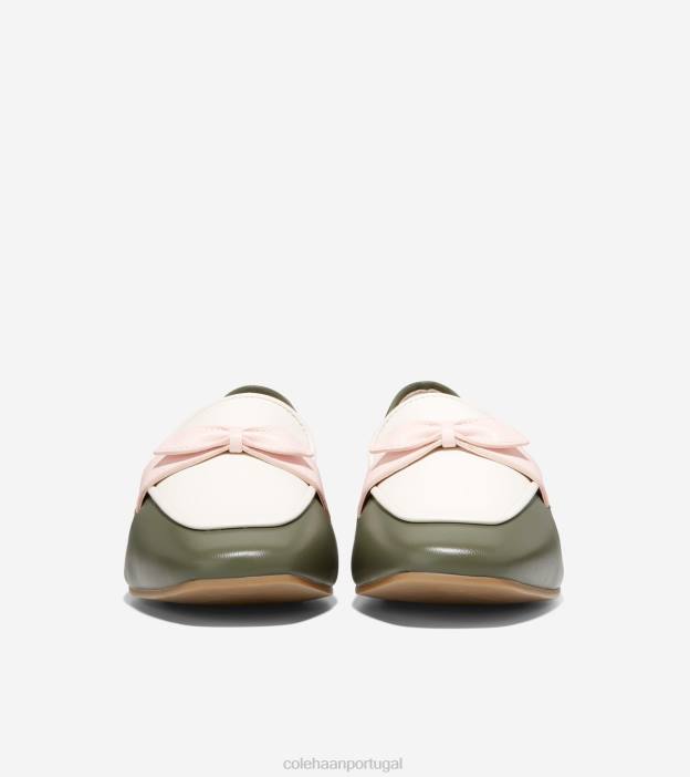 folha de chá-garça-água-de-rosas calçados 8Z8F138 mulheres Cole Haan mocassim york bow - Image 2