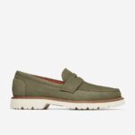 folha de chá garça calçados 8Z8F374 homens Cole Haan penny loafer clássico americano