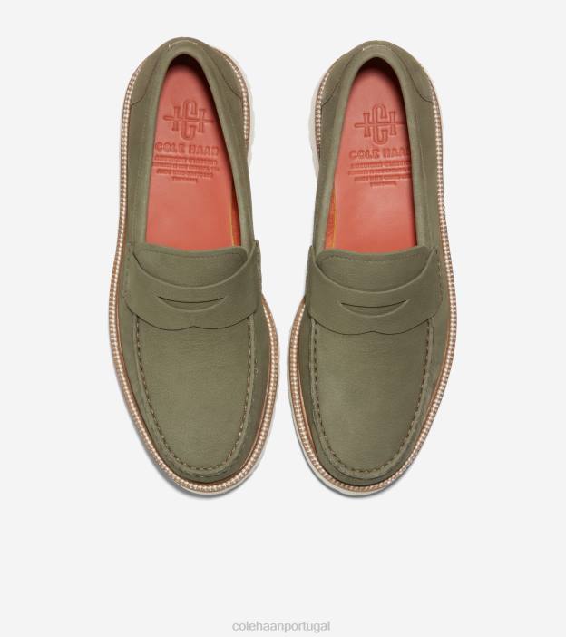 folha de chá garça calçados 8Z8F374 homens Cole Haan penny loafer clássico americano - Image 5