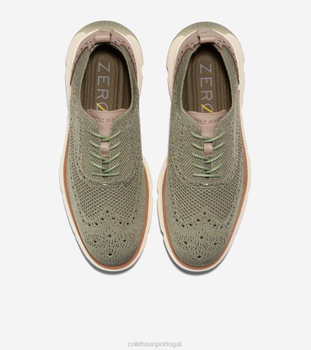folha de chá-óleo verde calçados 8Z8F360 homens Cole Haan 4.zerogrand oxford - Image 4