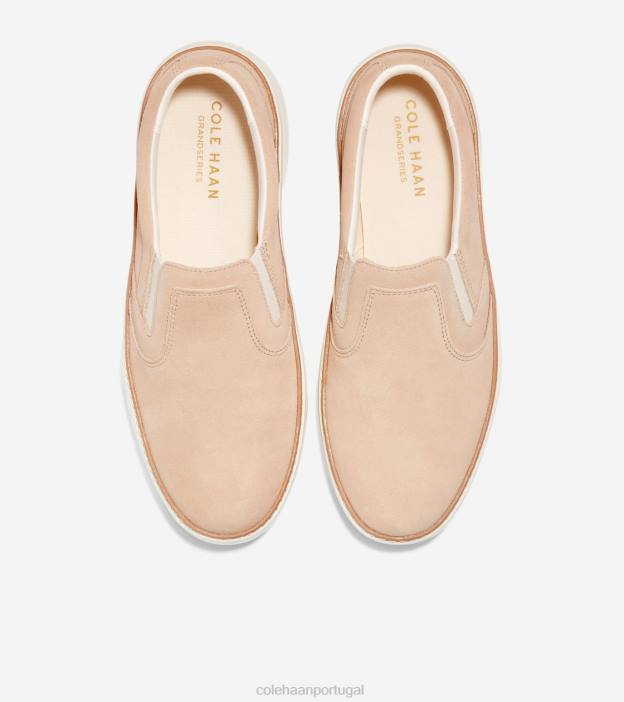 gergelim camurça-marfim-goma calçados 8Z8F238 mulheres Cole Haan tênis slip-on topspin grandpro - Image 4