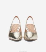 impressão de círculo de ouro calçados 8Z8F151 mulheres Cole Haan bomba sling back vandam - Image 2